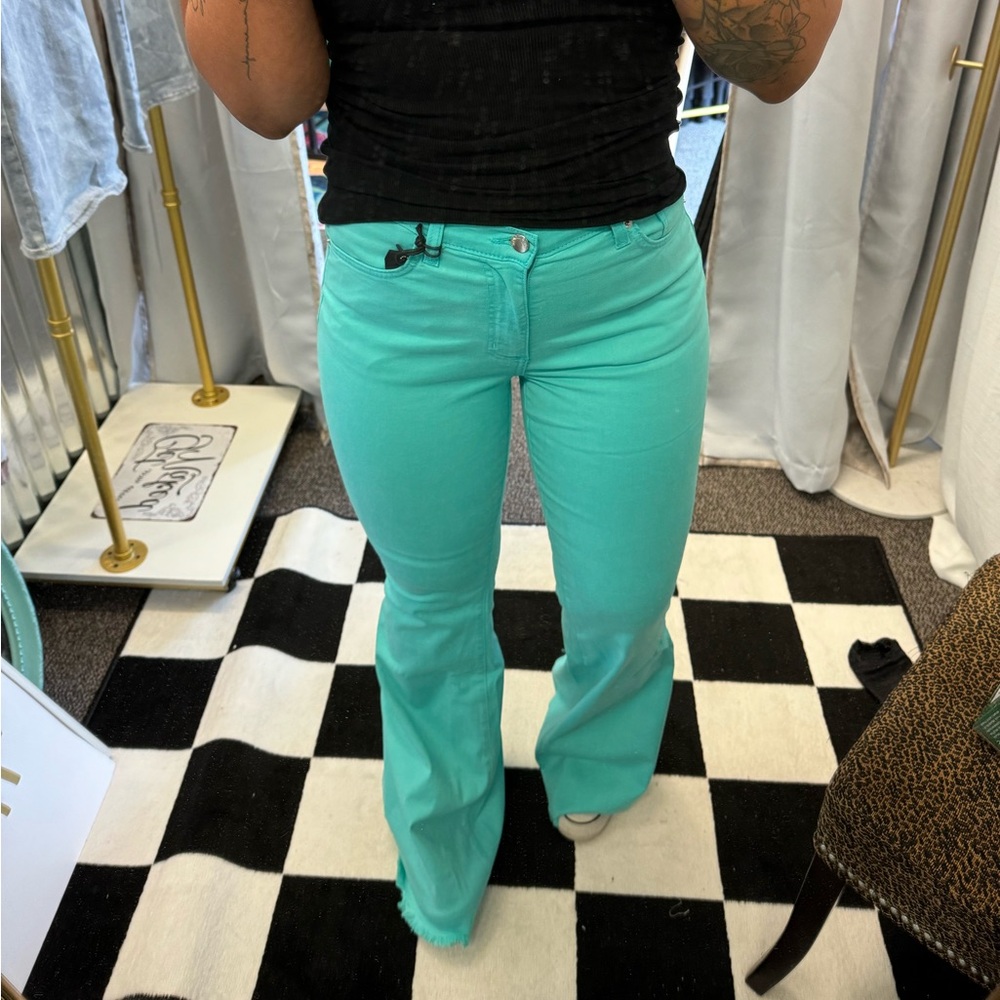 Turquoise Bell Bottoms